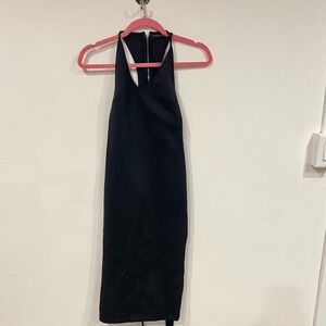 David Koma Wraparound Exposed Zipper Dress Size 8 EUC